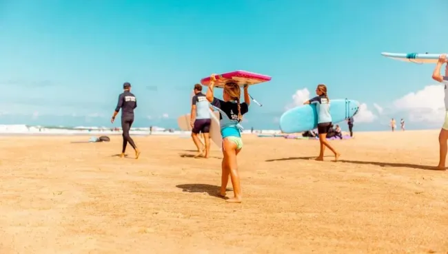 Reisezeit Familien-Surfcamps