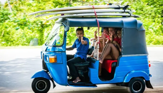 Anreise ins Surfcamp in Sri Lanka