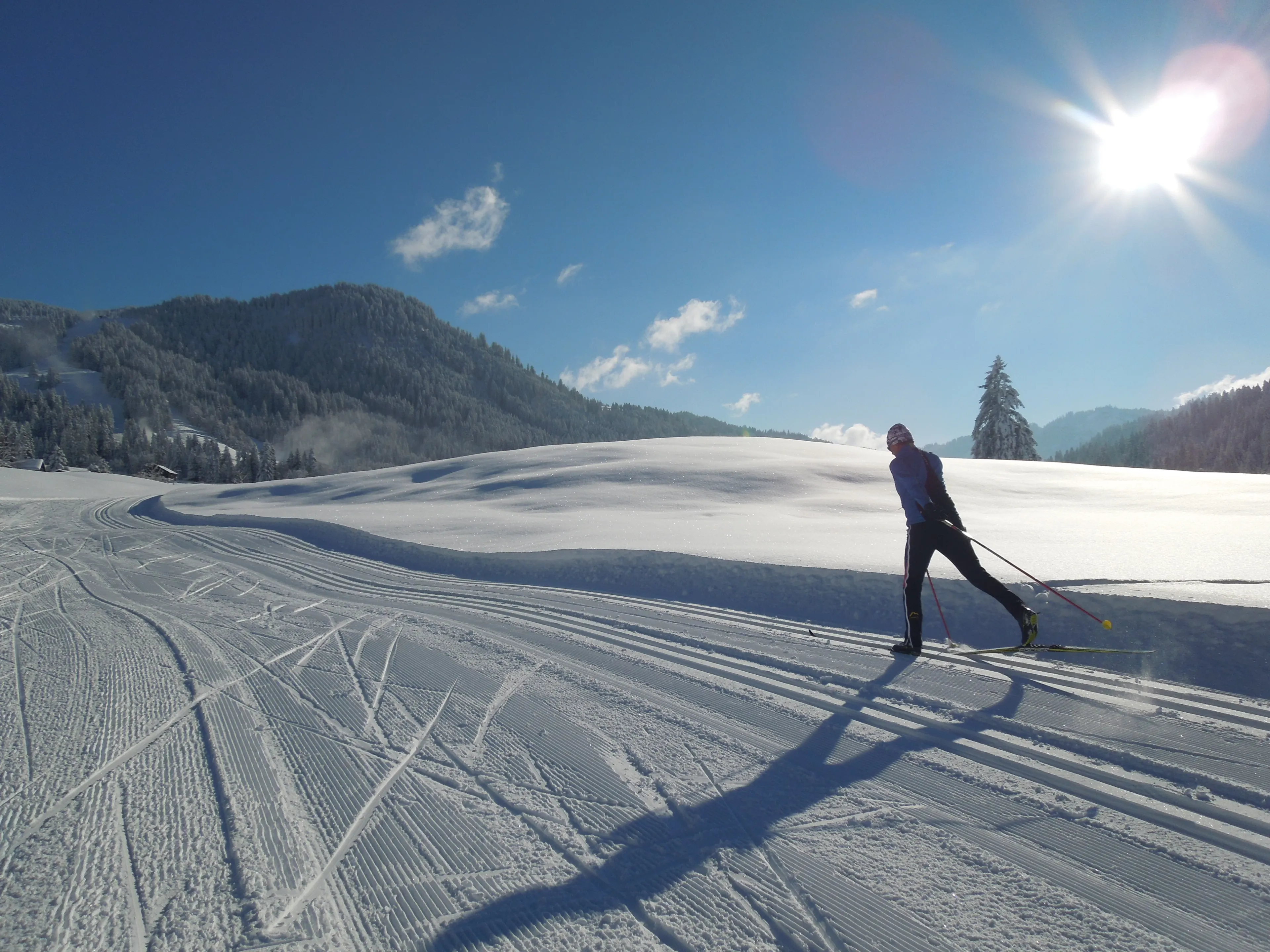 Yoga & Langlauf Wochenende im winterlichen Allgäu