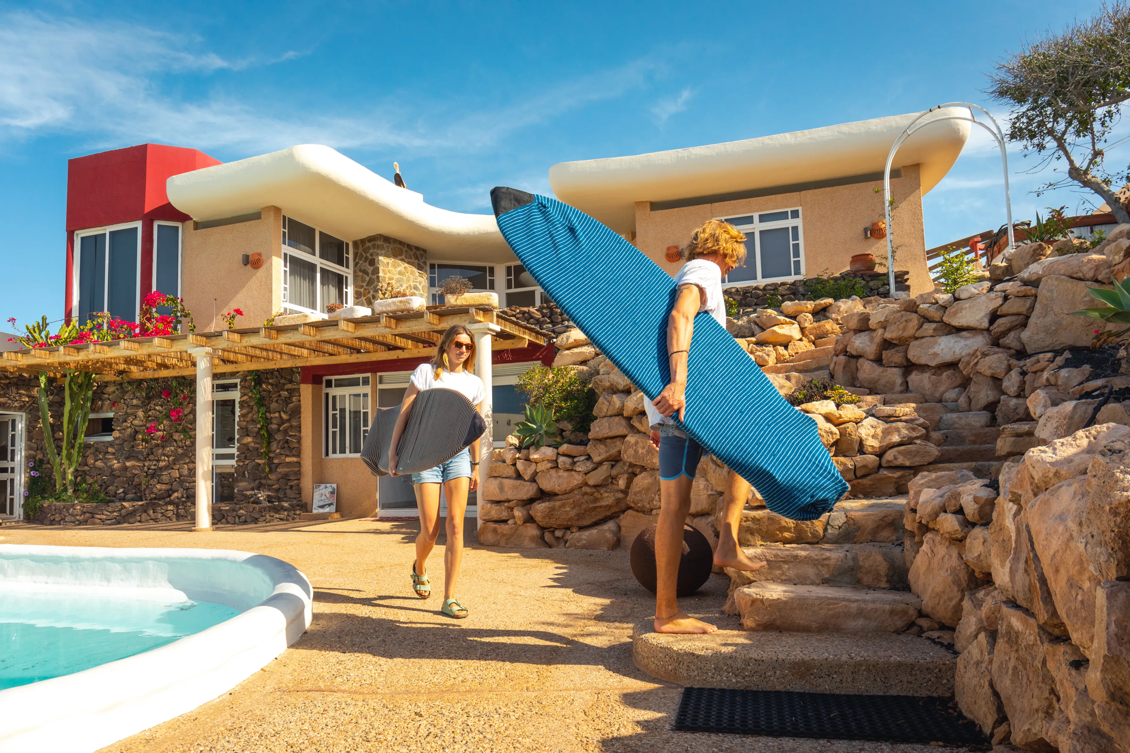 Surf Villa mit Meerblick, Pool und Sauna auf Fuerteventura - 4