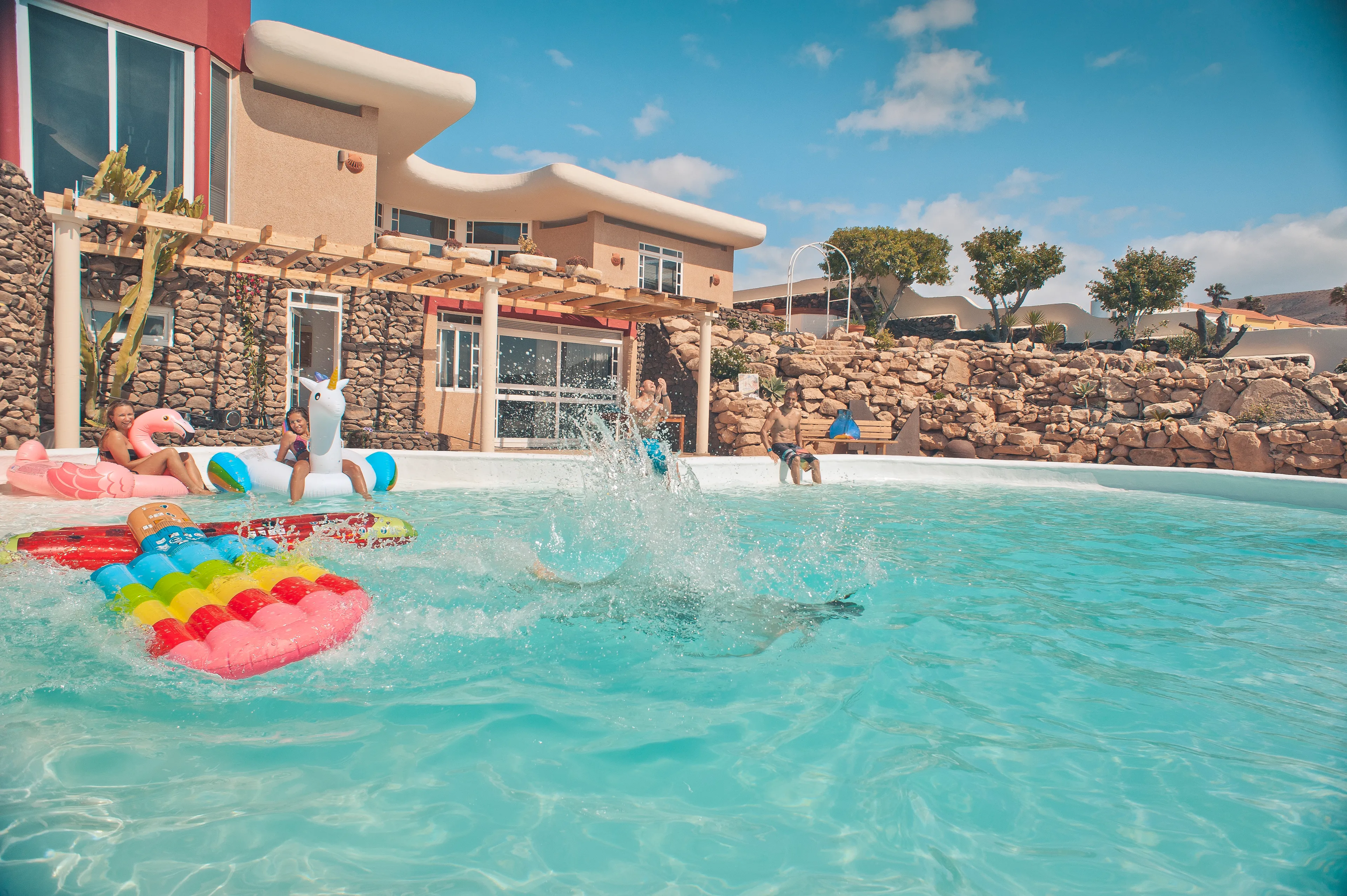 Surf Villa mit Meerblick, Pool und Sauna auf Fuerteventura - 3