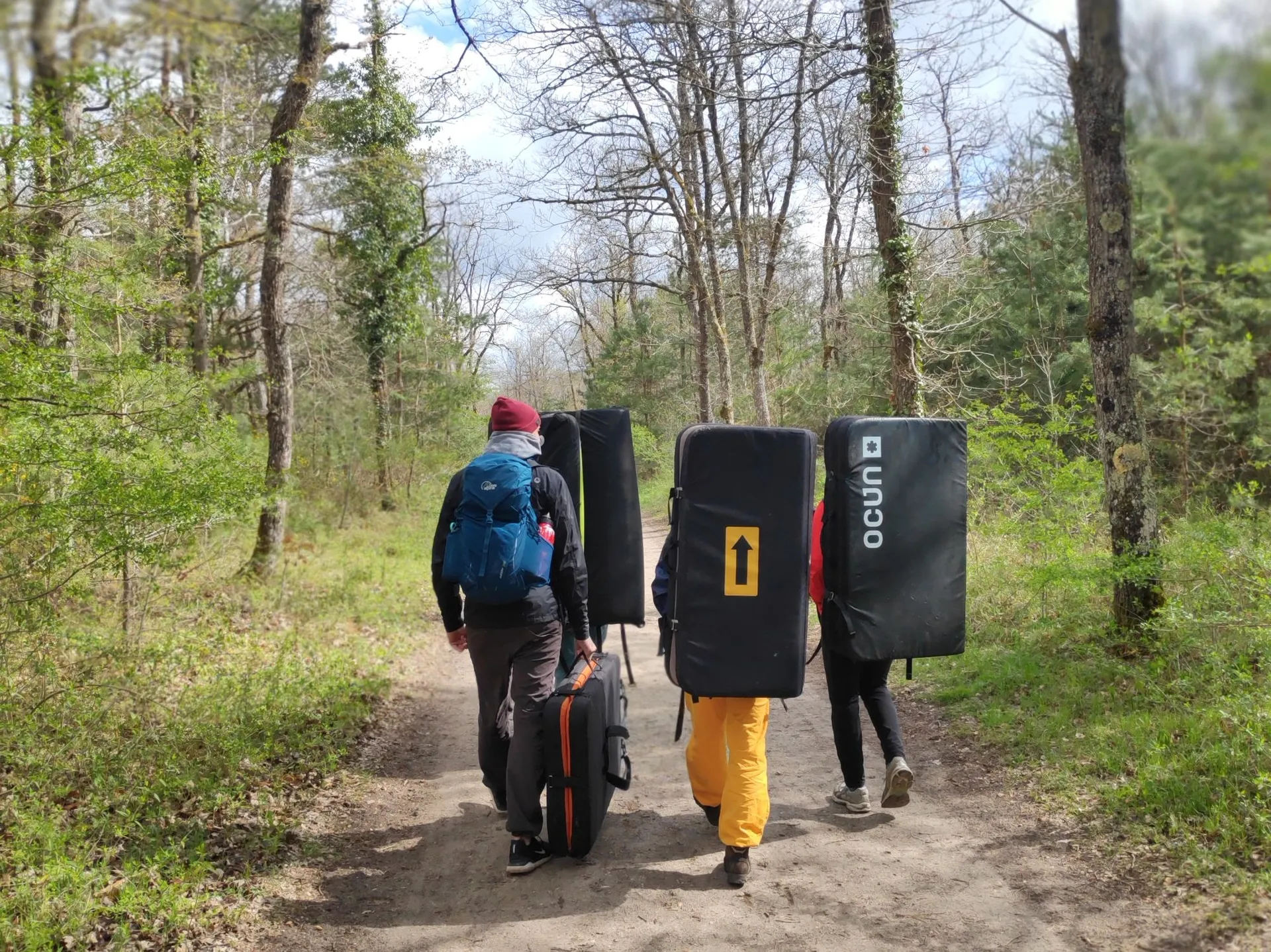 Bouldercamp im märchenhaften Wald von Fontainebleau