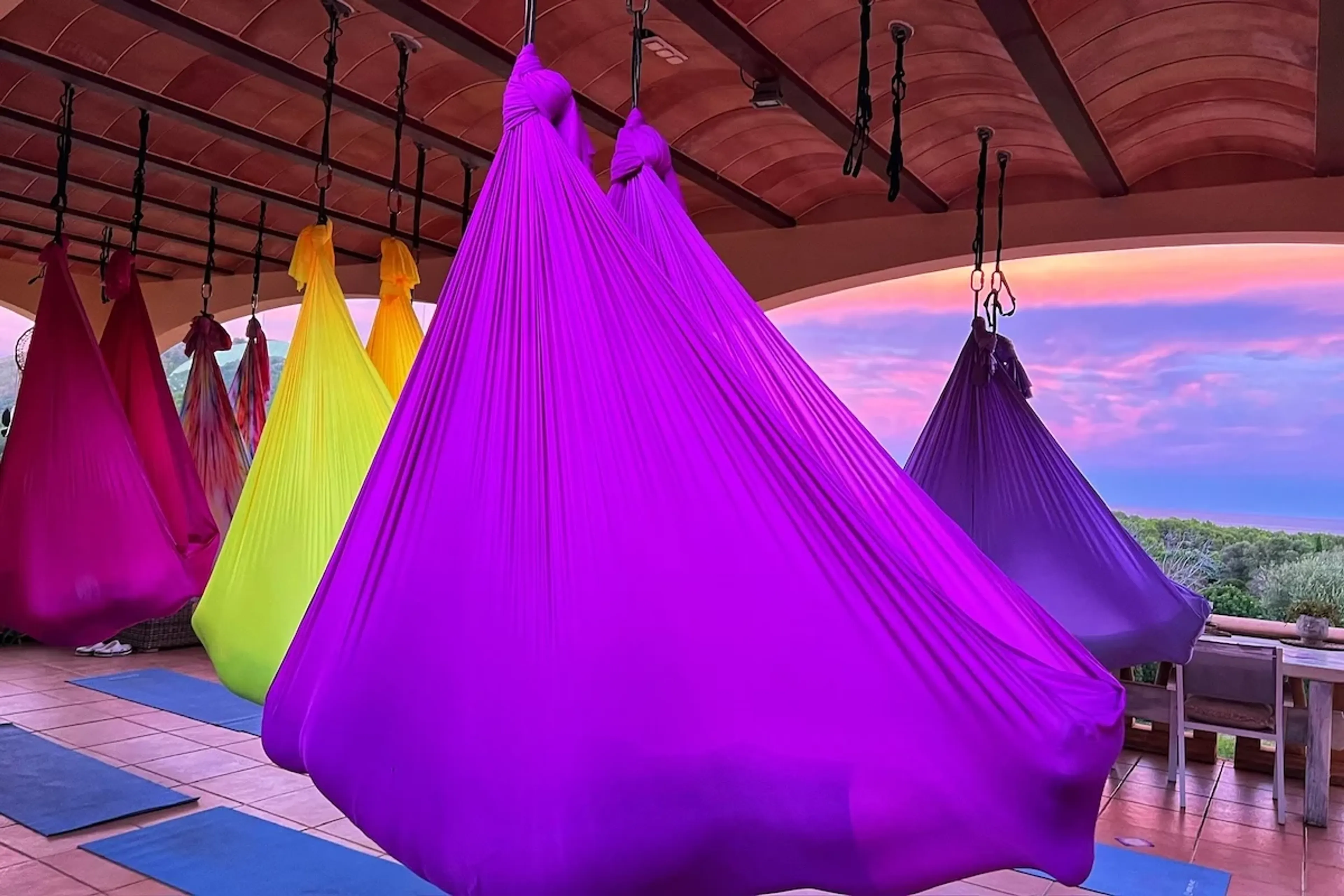 Aerial Yoga Retreat in einer Finca mit Meerblick auf Mallorca - 1