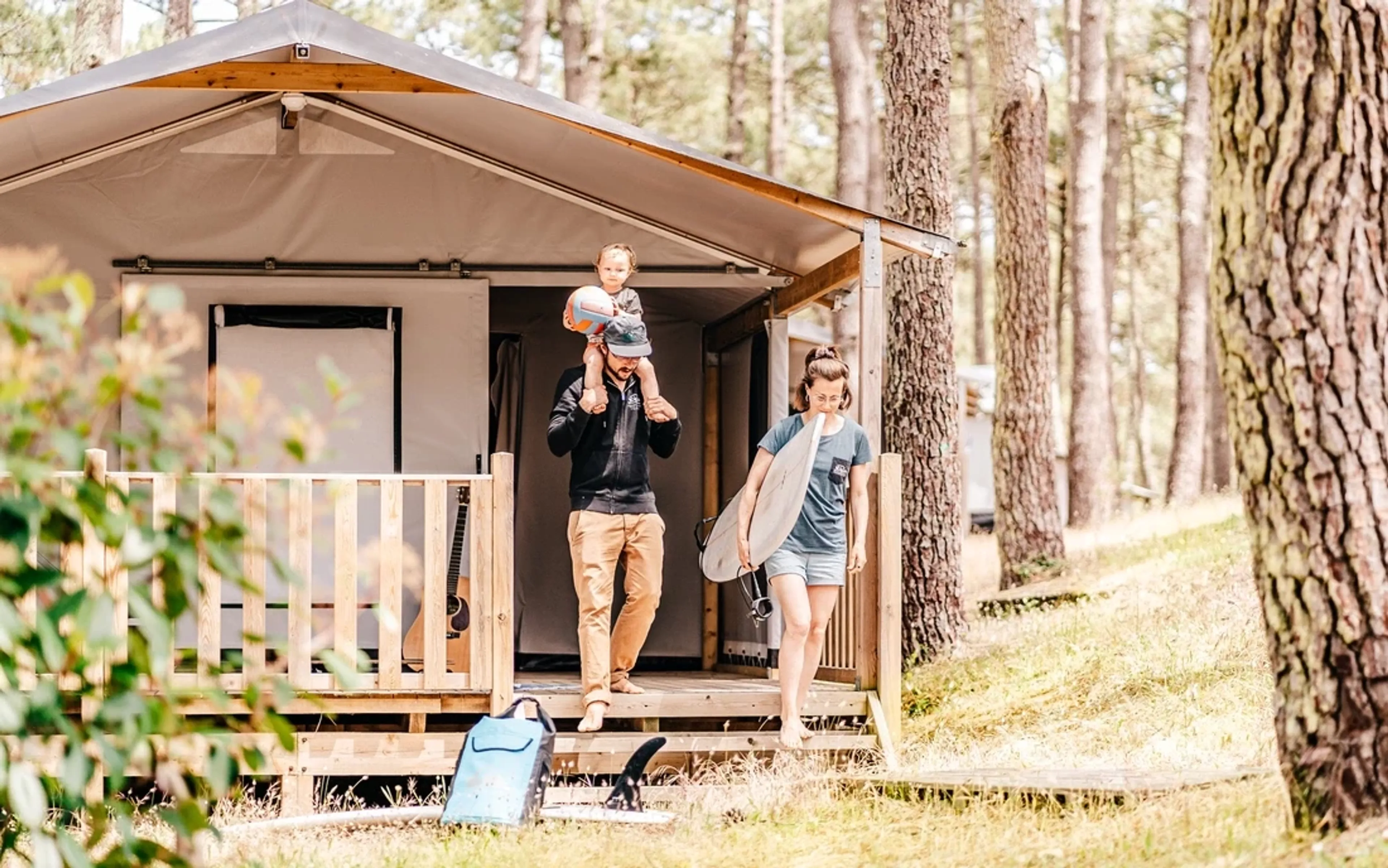 Surfurlaub für die ganze Familie - luxuriöses Camping in Biscarrosse - 3