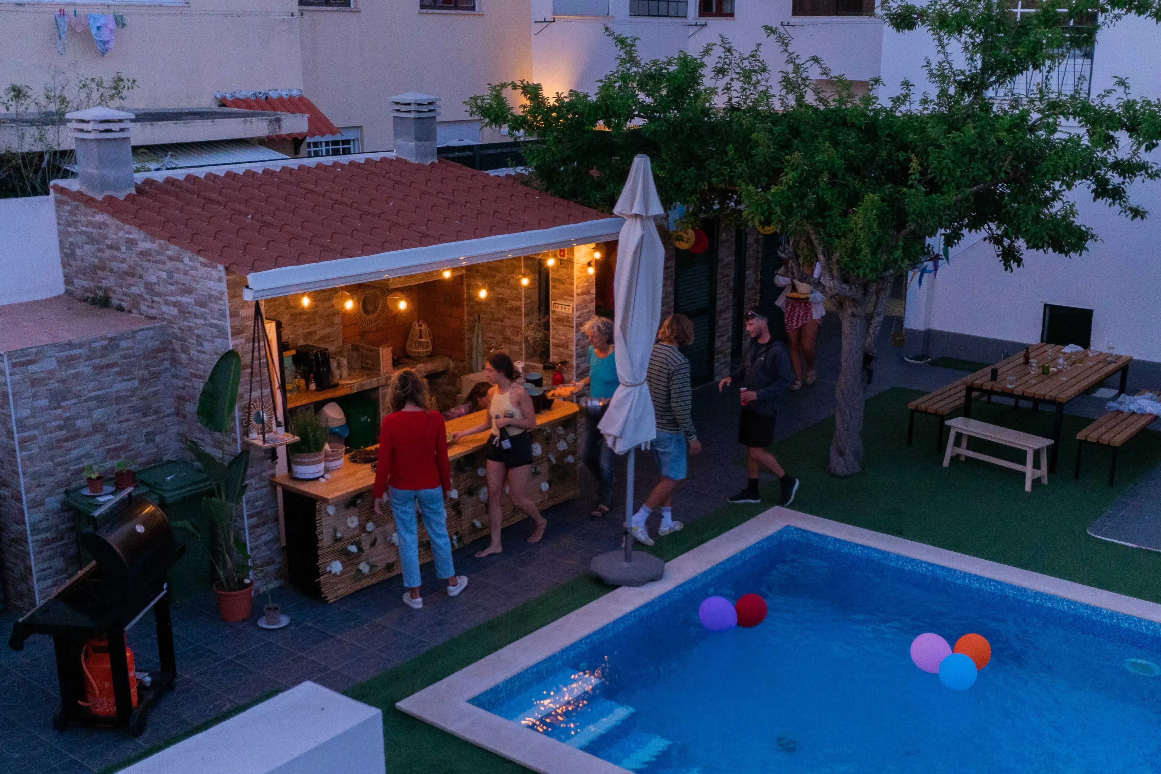 Surfhaus mit Pool am Strand vor Lissabon für Gruppen bis 34 Personen - 5