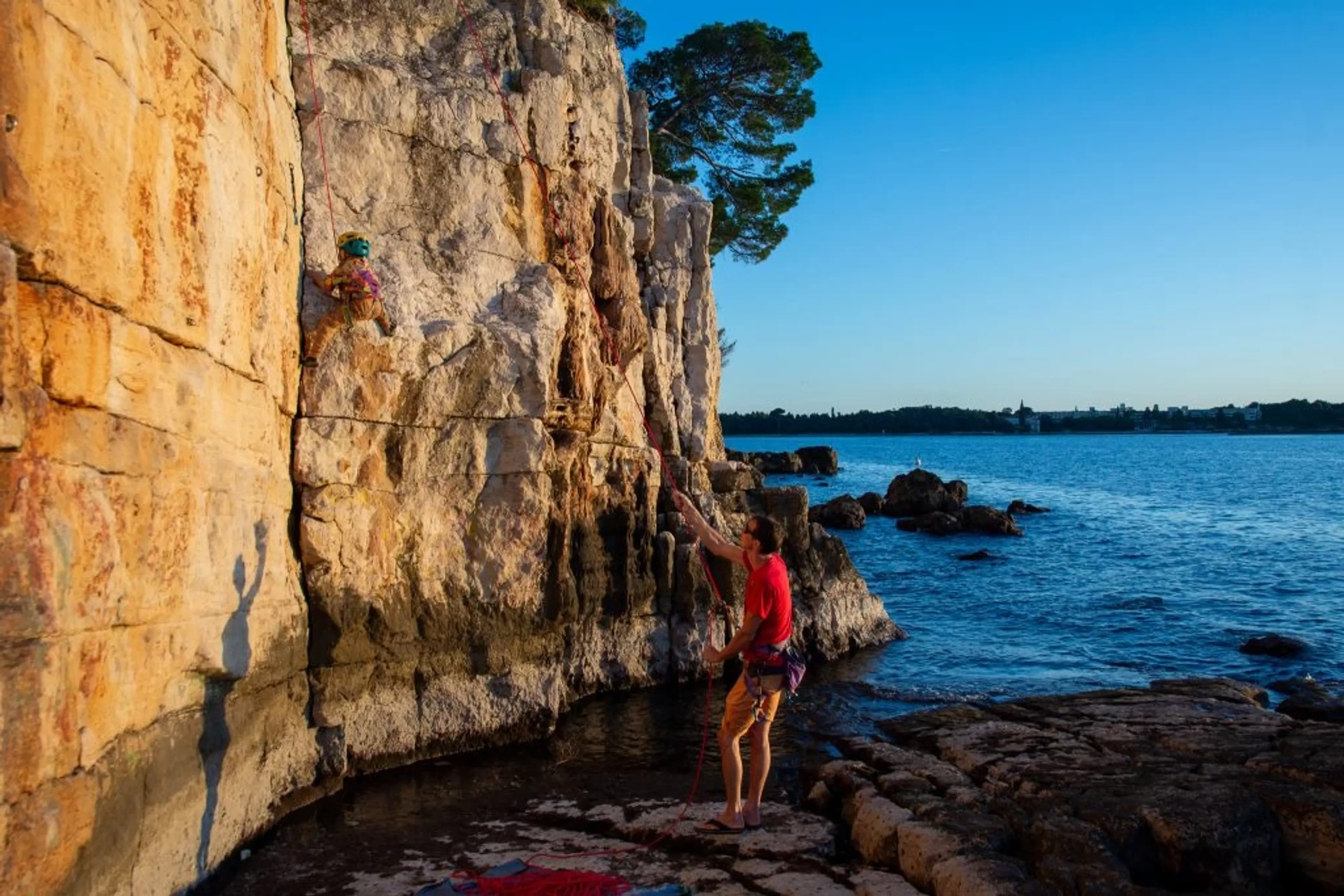 Frühlingssportklettern im Kalksteinparadies von Istrien - 1