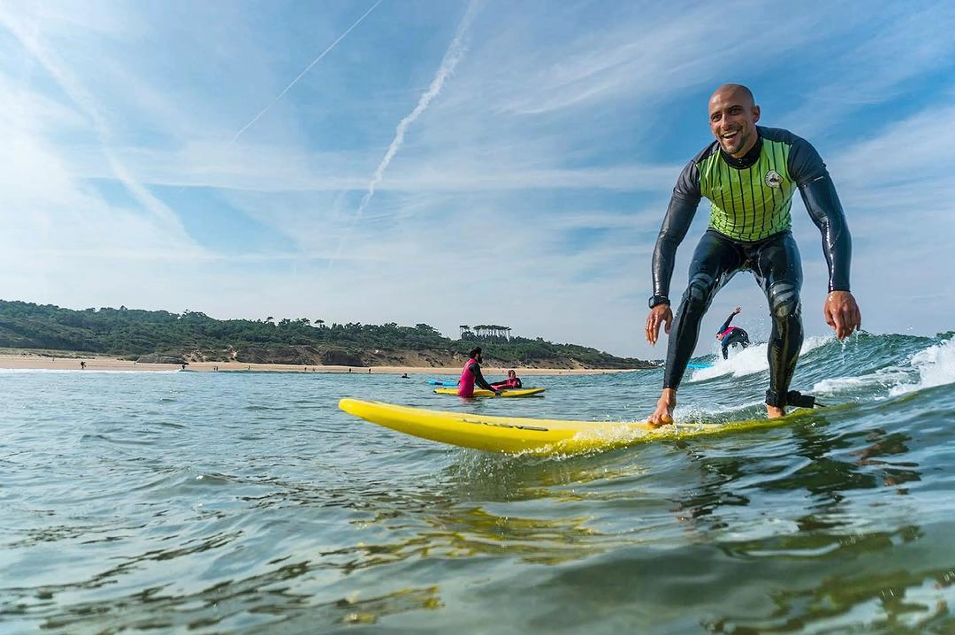 Moderne Surf Lodge am Traumstrand von Loredo