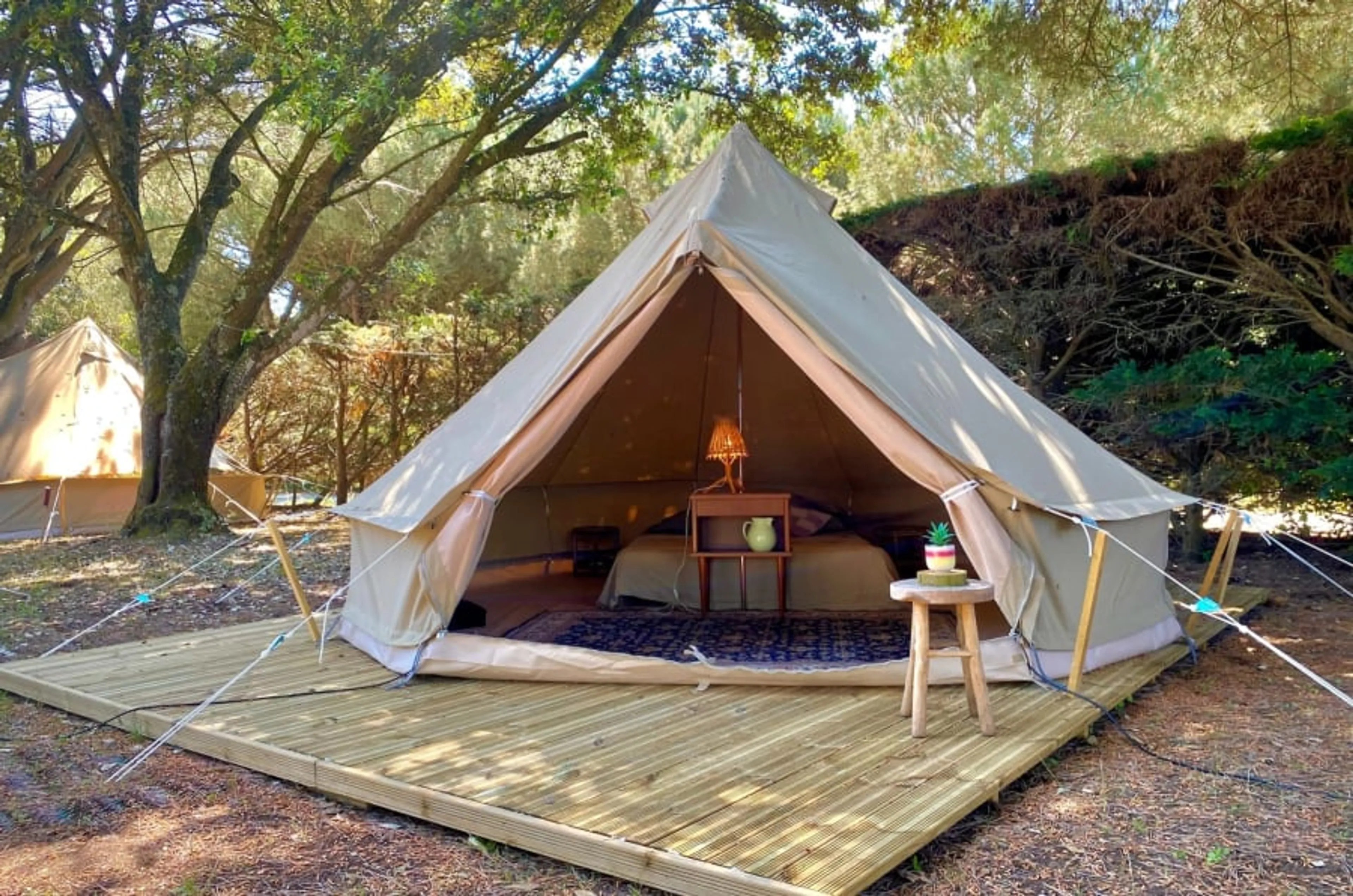Privates Tipi-Zelt mit Doppelbett - 4