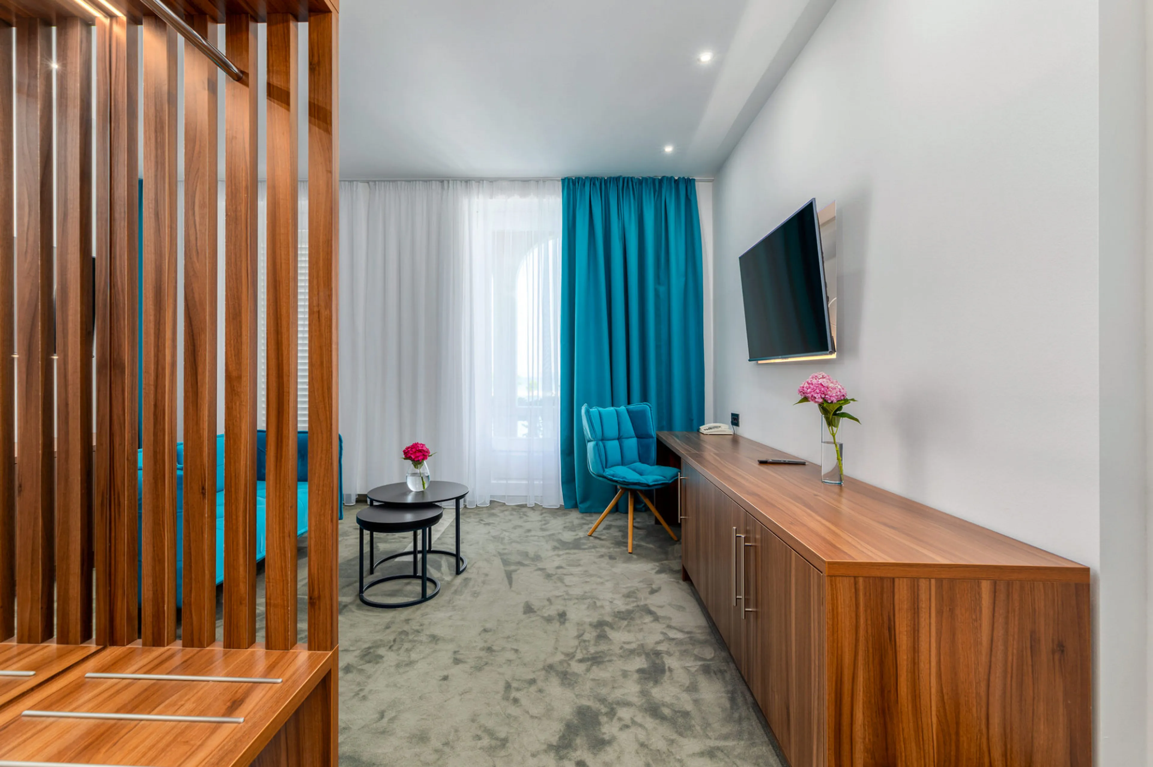 Doppelzimmer mit Balkon und Parkblick - 2