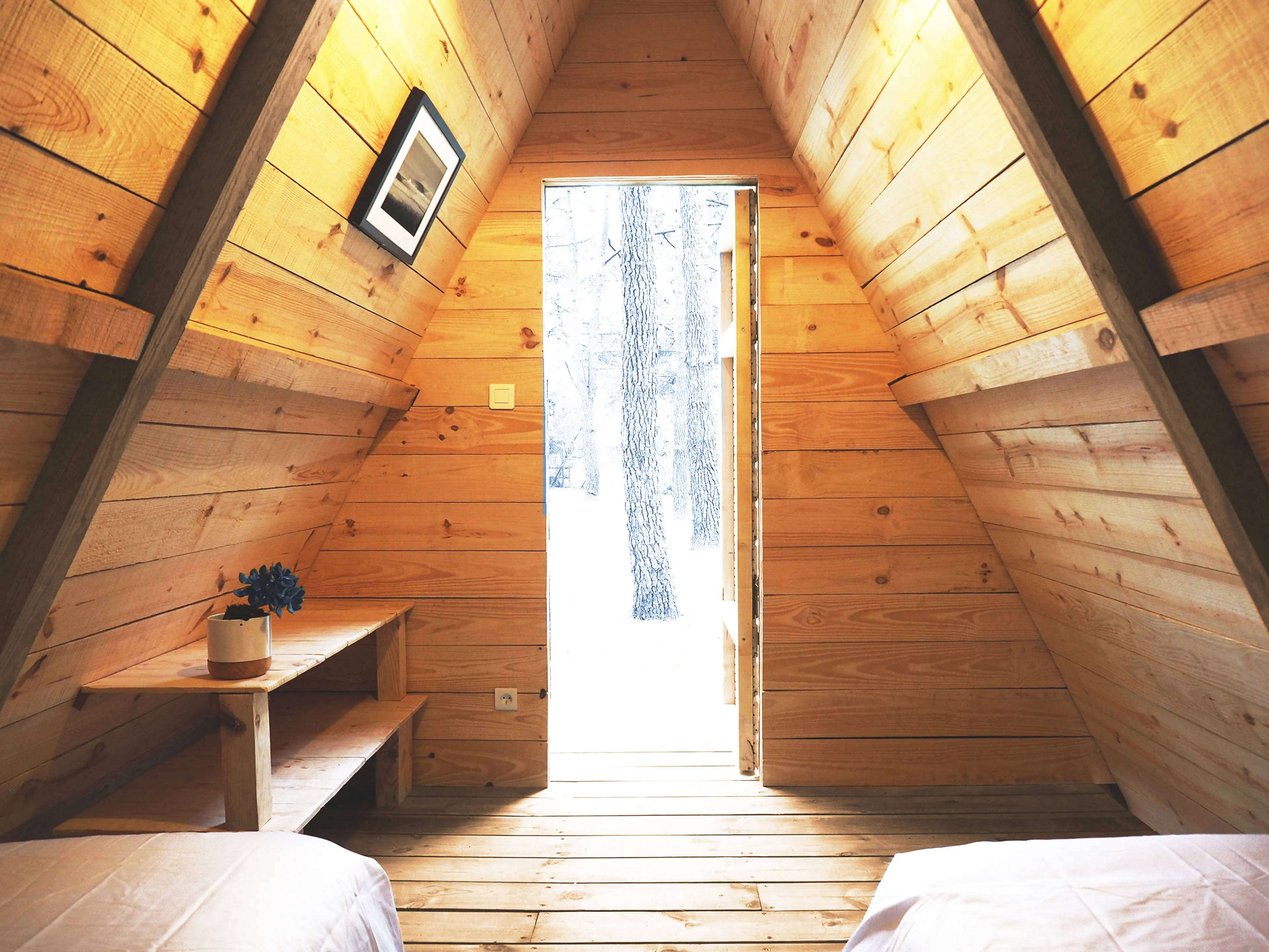 Holzhütte für zwei Personen - 2