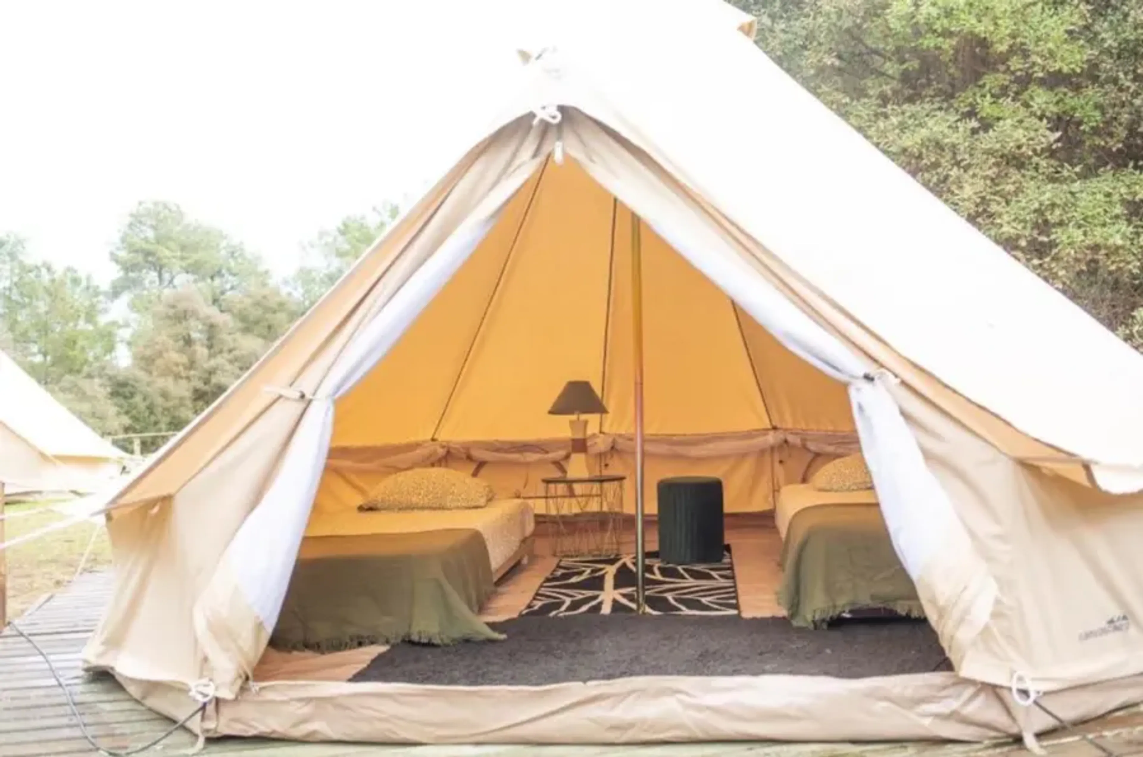 Privates Tipi-Zelt mit zwei Einzelbetten - 4