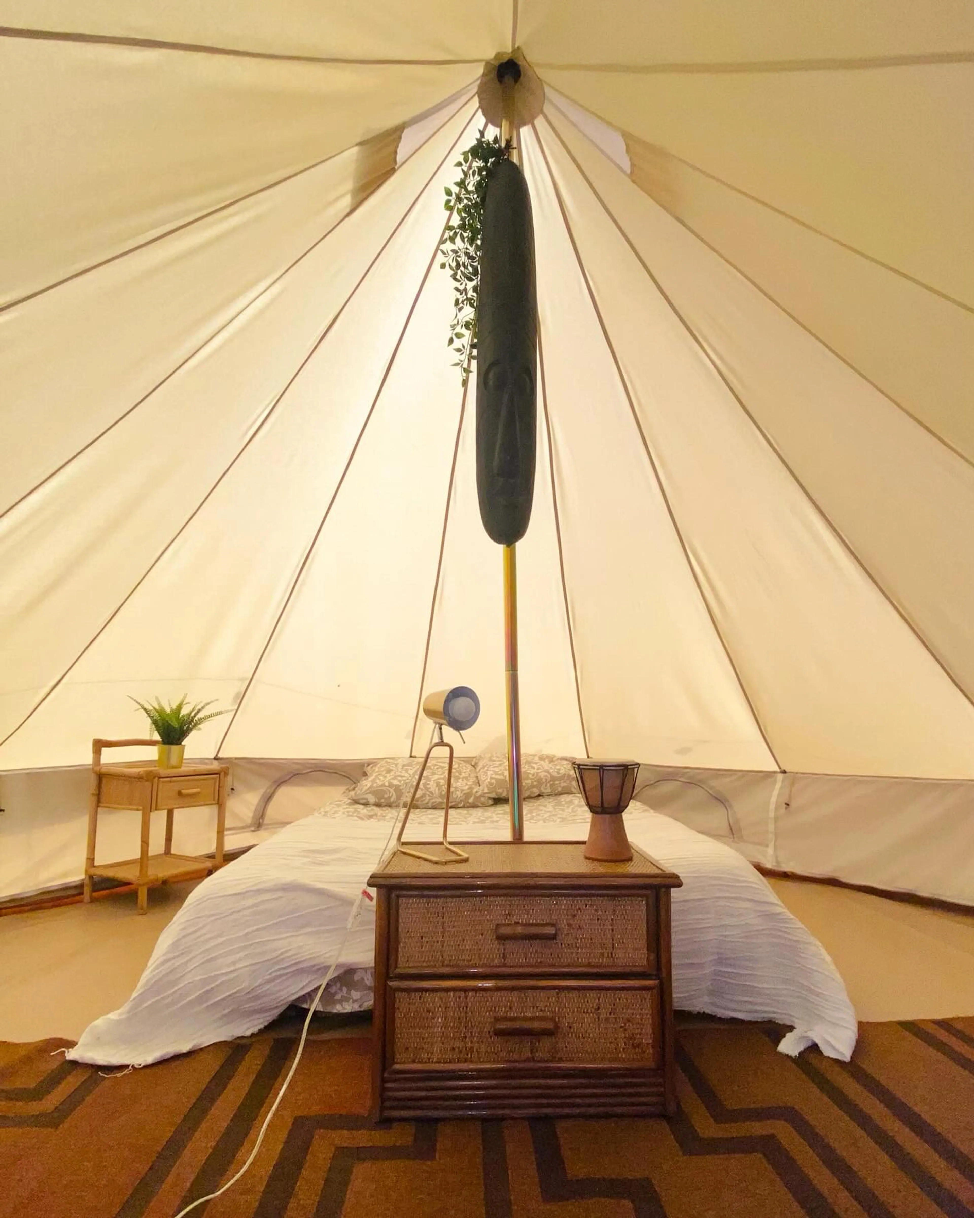 Tipi-Zelt mit Doppelbett - 2