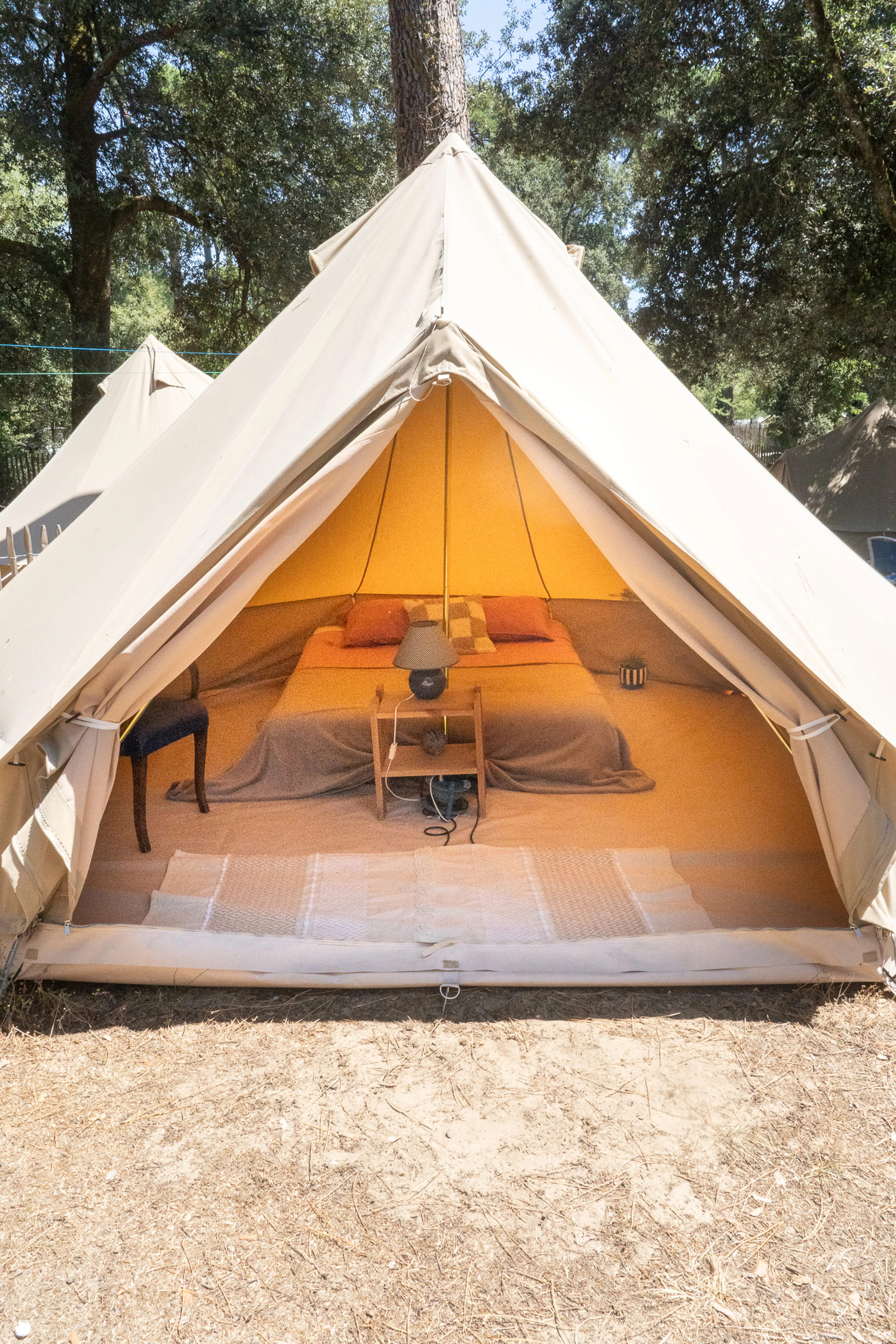 Privates Tipi-Zelt mit Doppelbett - 2