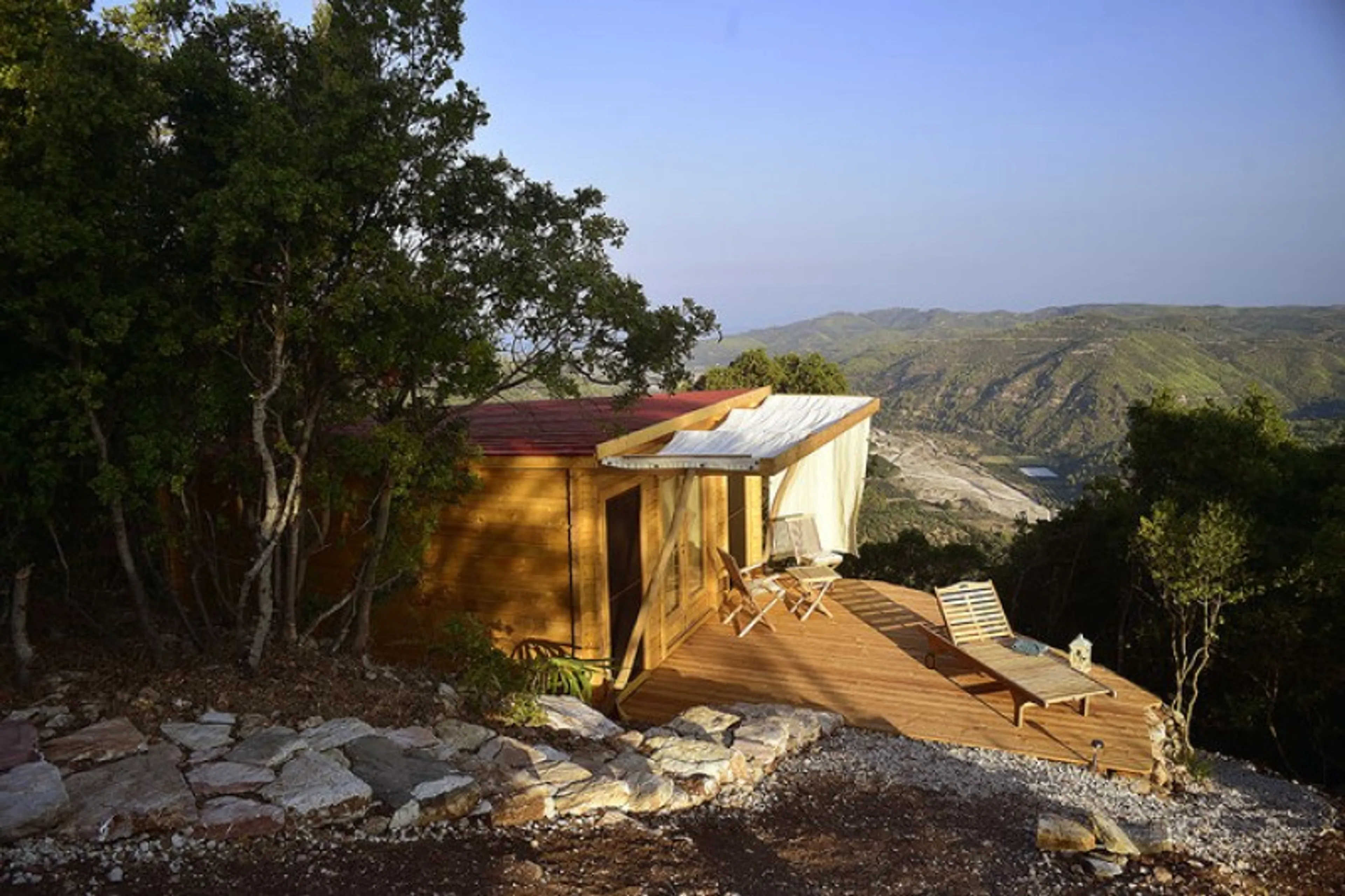 Geteilte Holz Lodge - 5