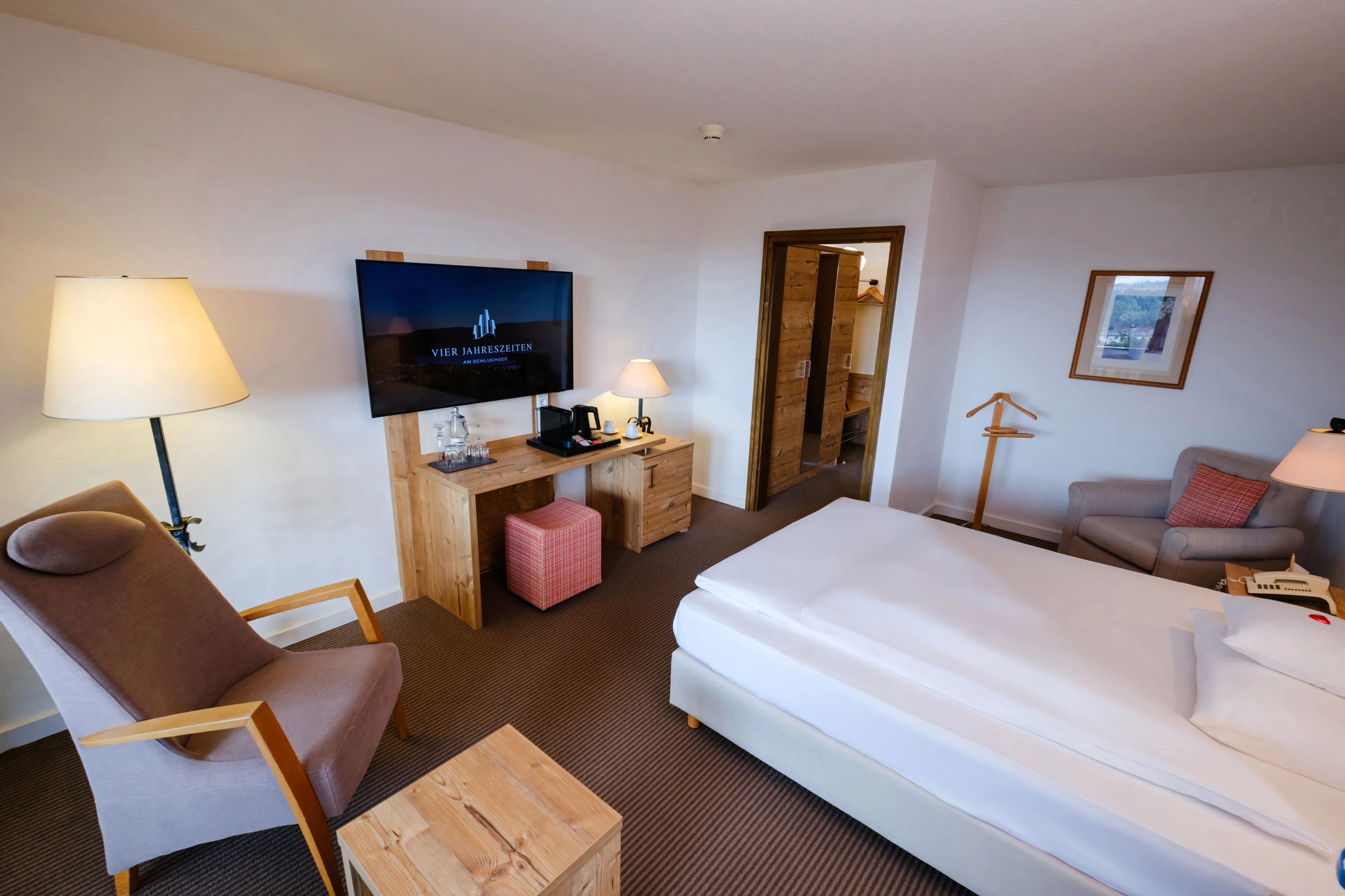 Queensize-Zimmer Komfort Südseite - 2