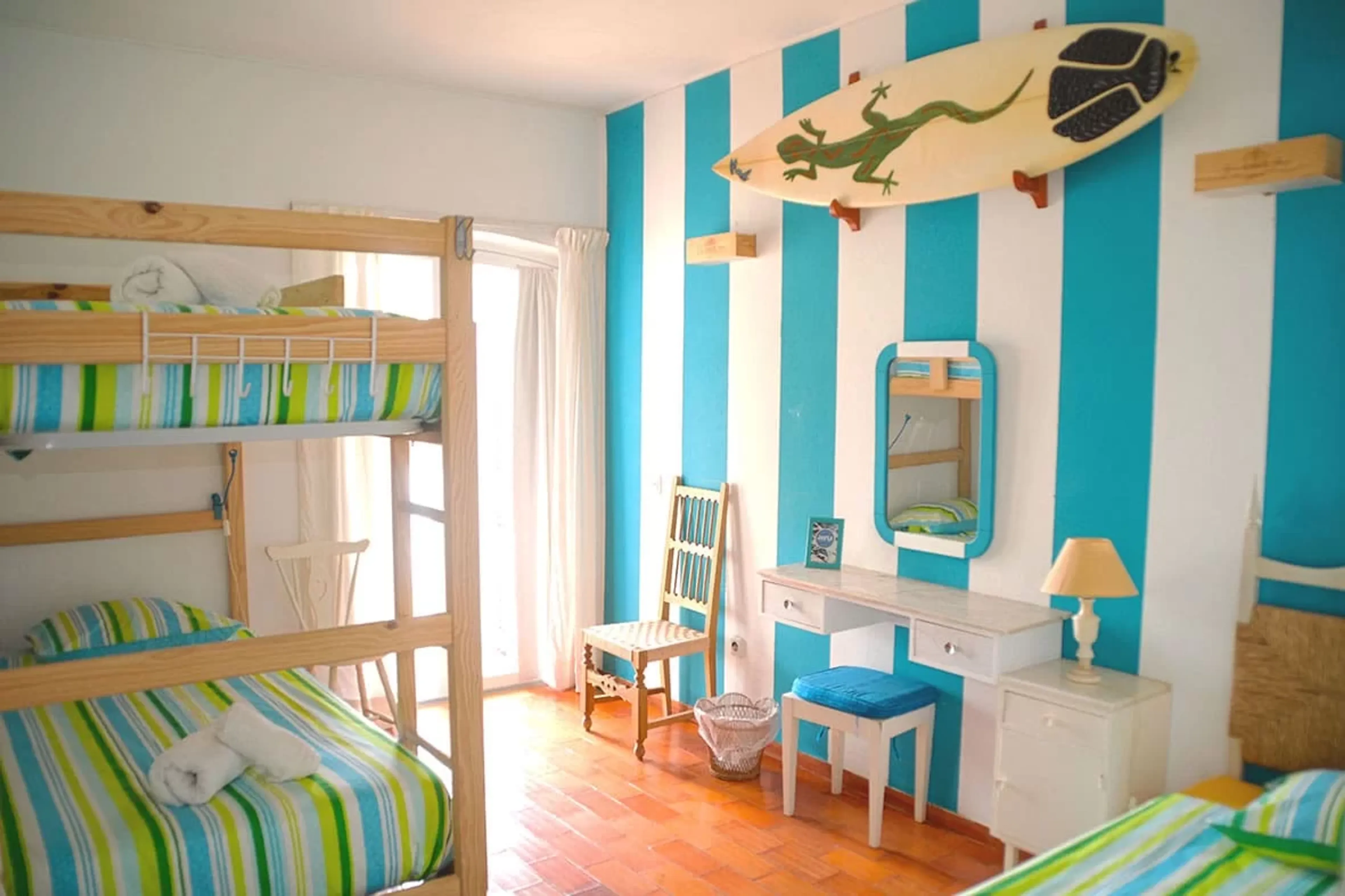 Blaues Mehrbettzimmer - 1