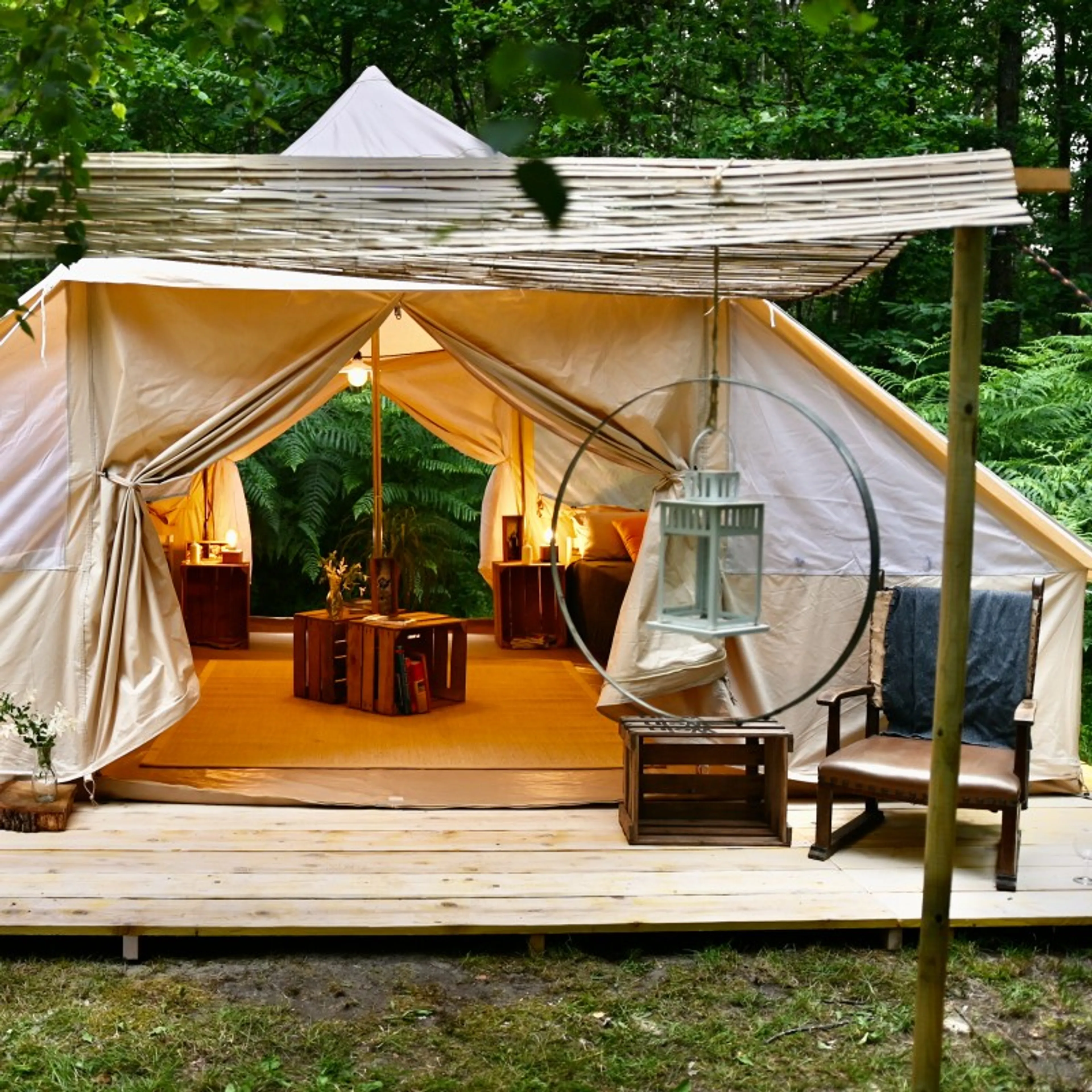 Geteiltes 3er Glamping-Zelt - 1