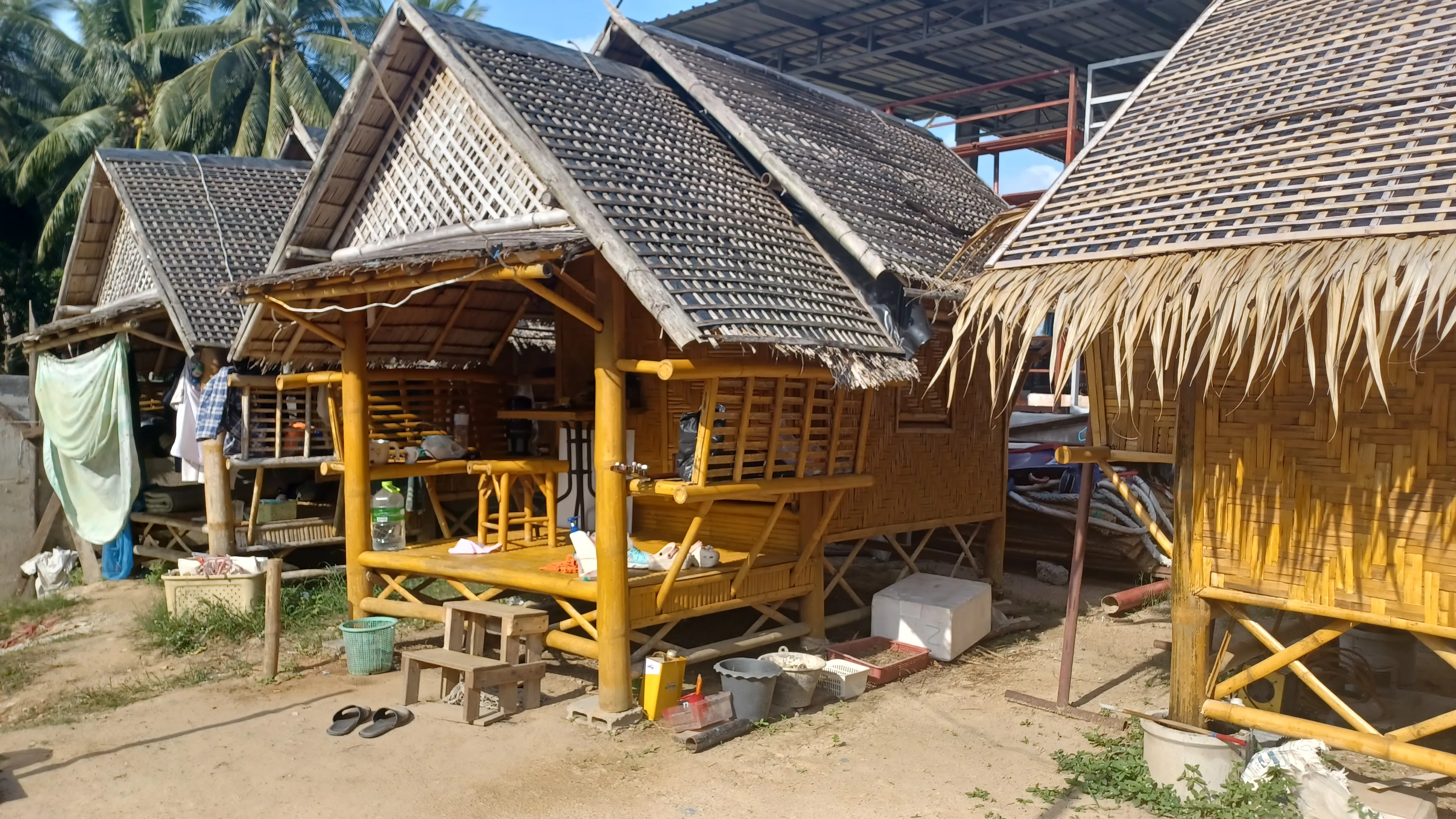 Bambus Hütte mit geteiltem Bad - 4