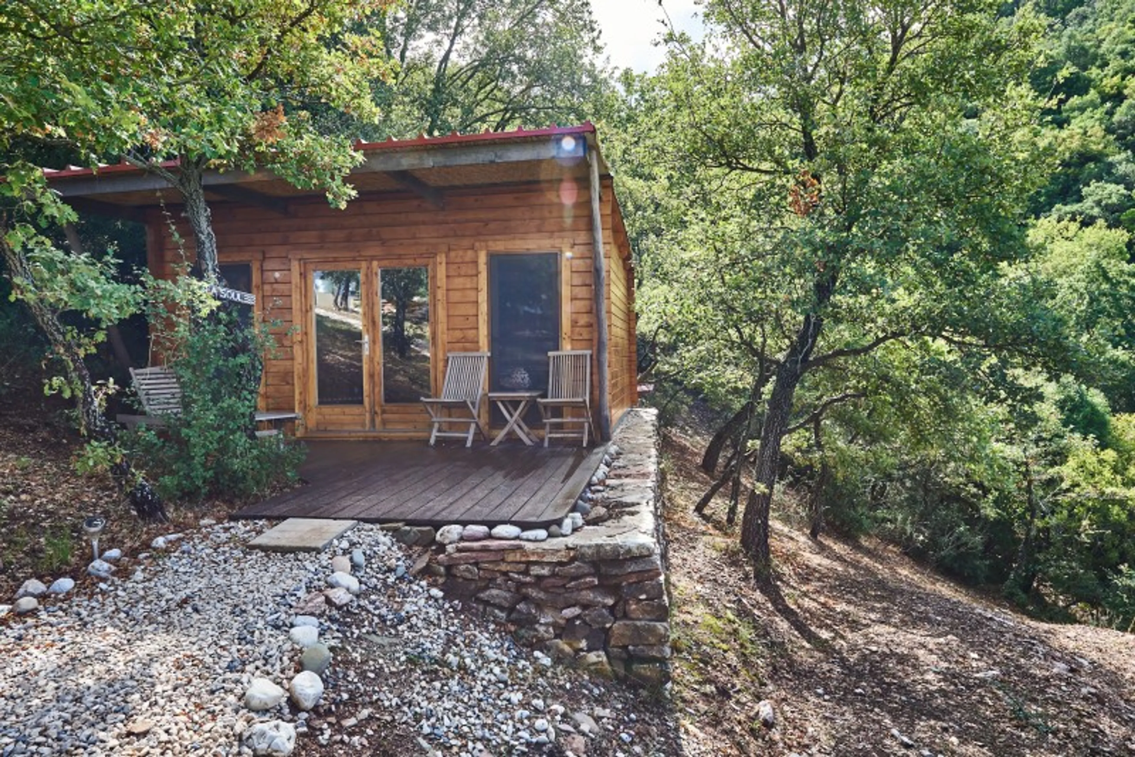Geteilte Holz Lodge - 1