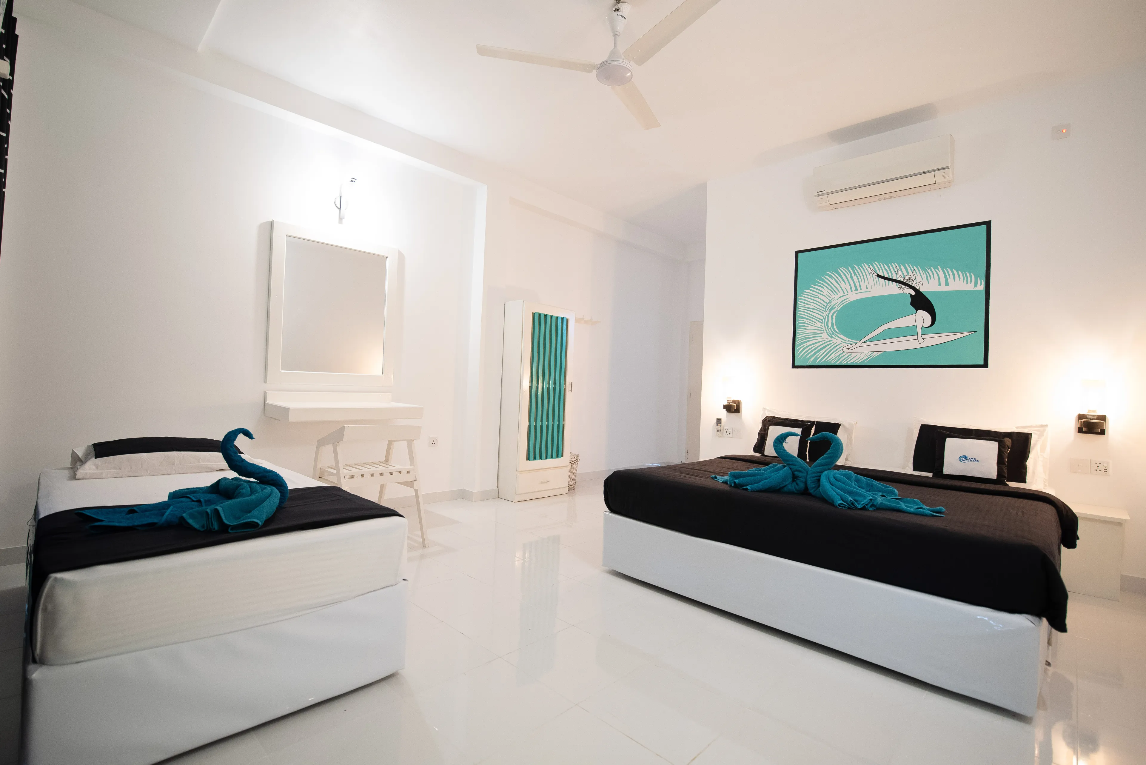 3- Bettzimmer (Surfer-Beach Camp) - 1