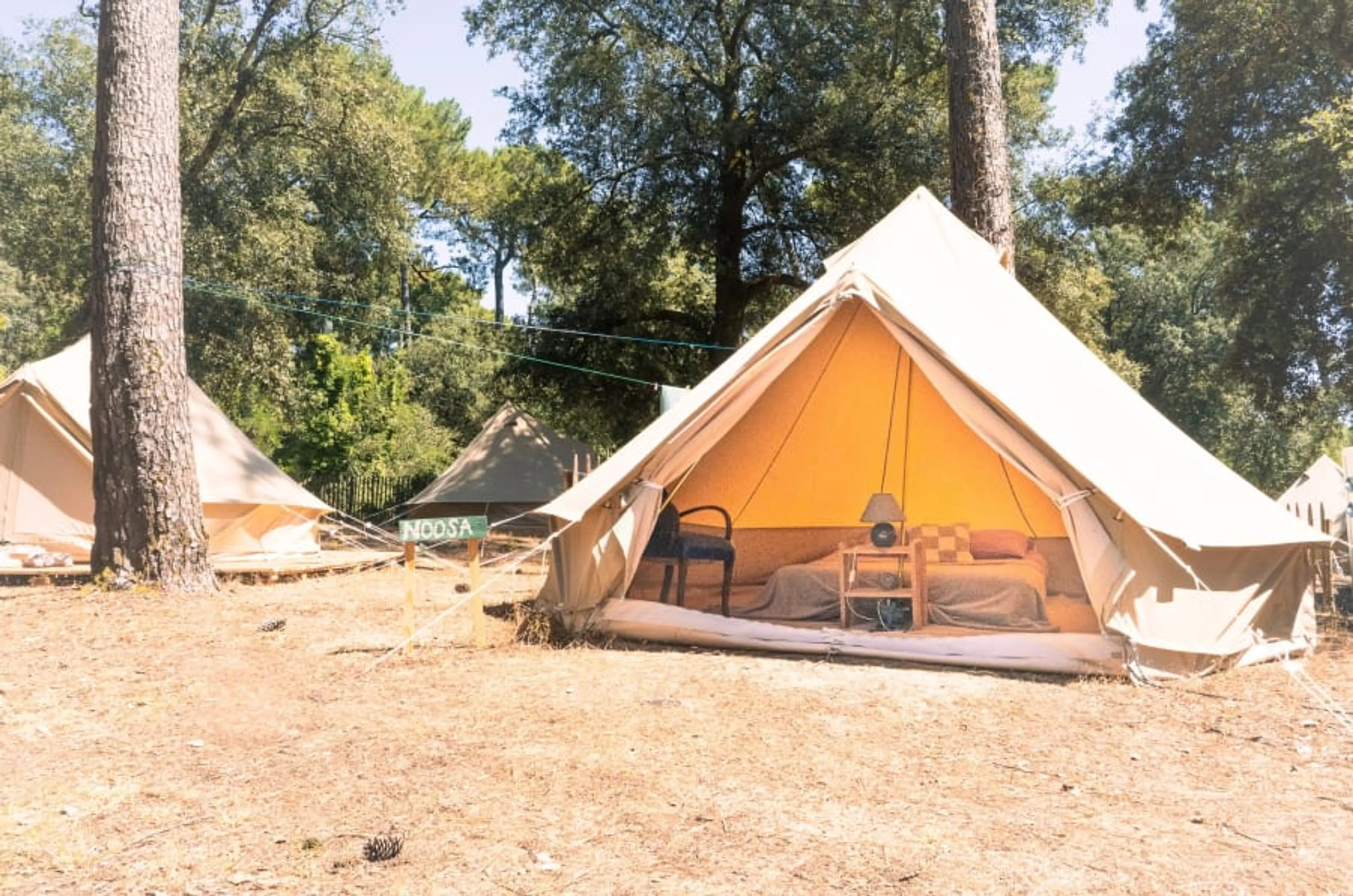 Privates Tipi-Zelt mit Doppelbett - 2