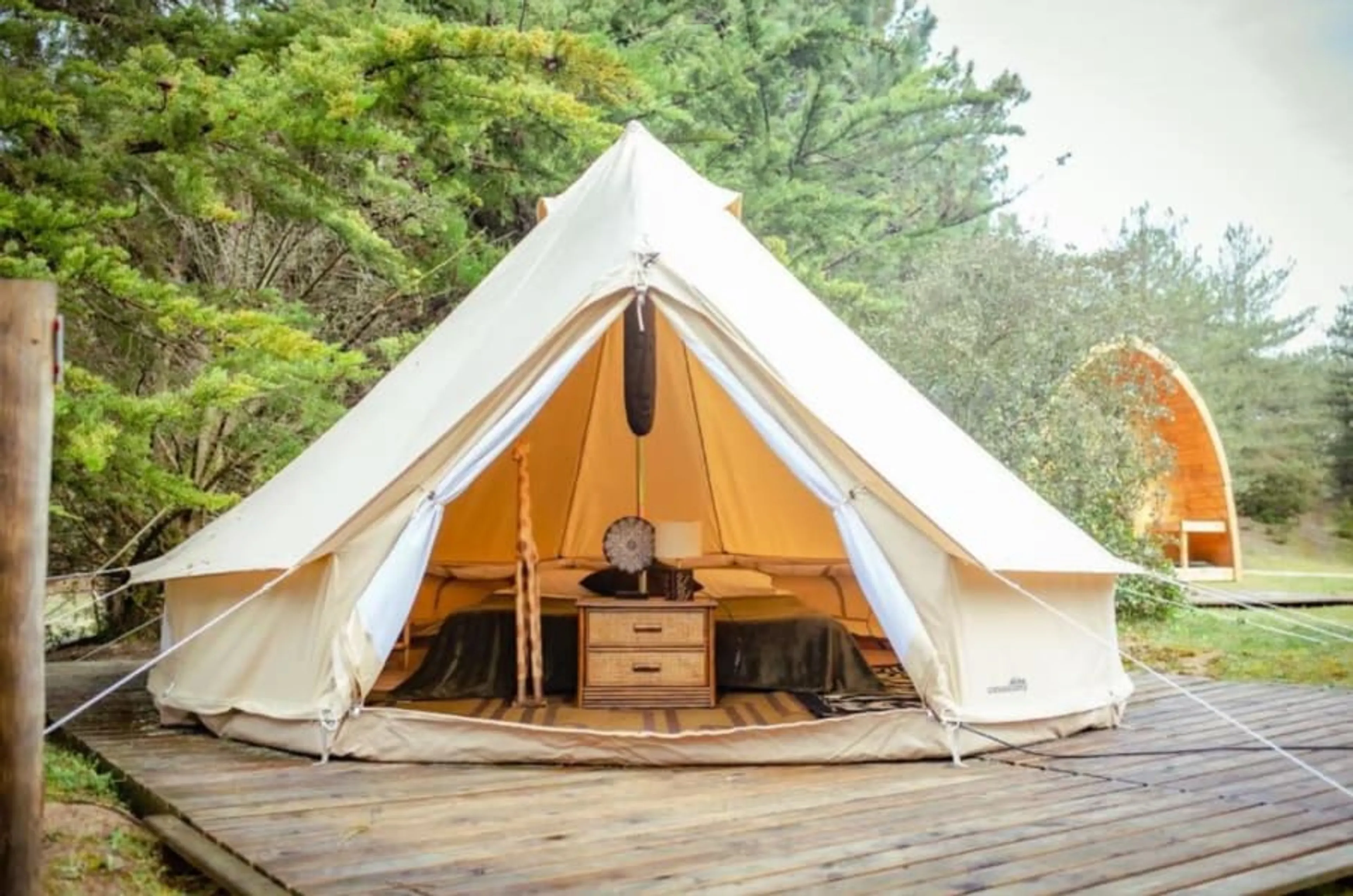 Privates Tipi-Zelt mit Doppelbett - 1