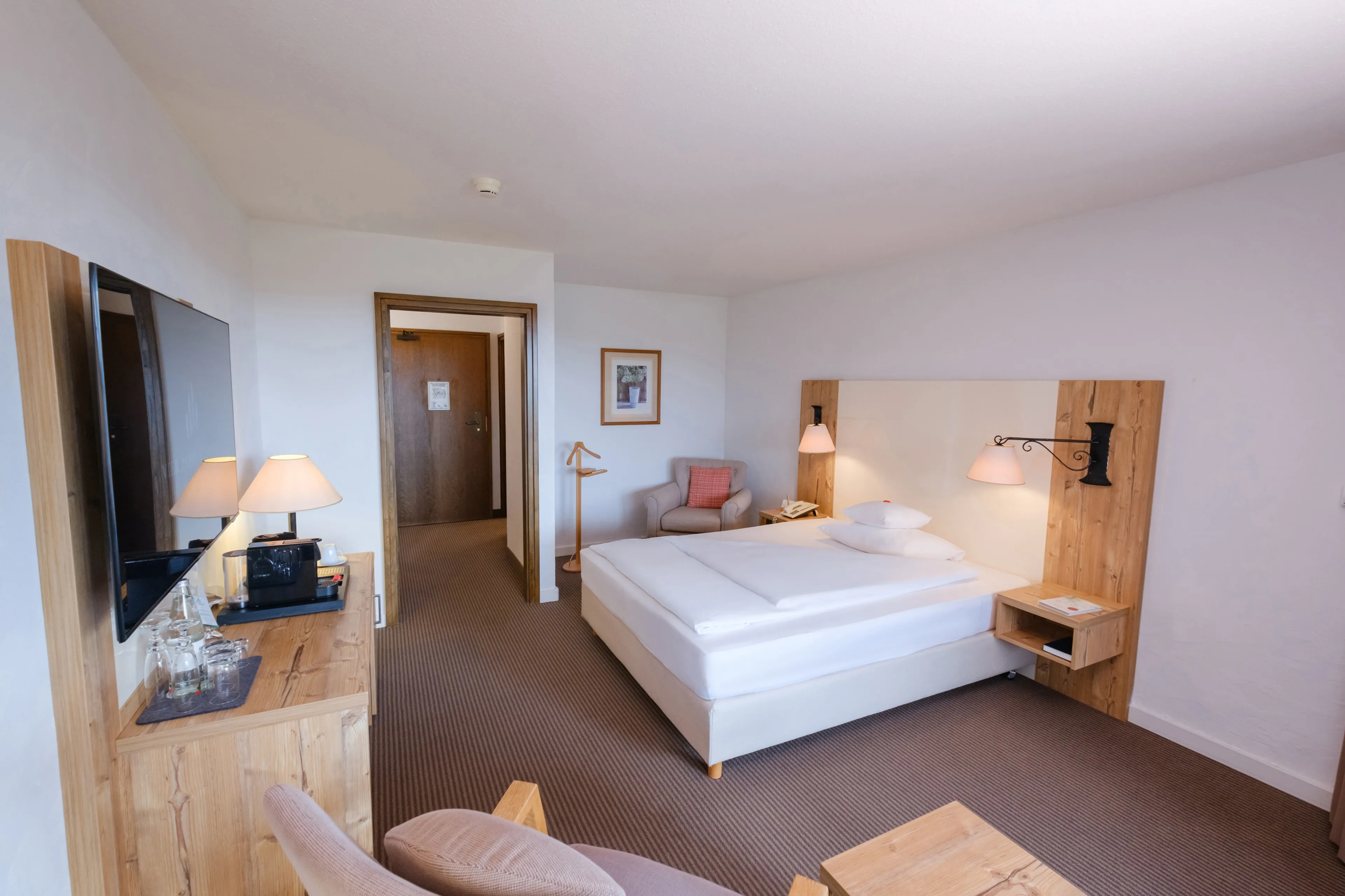 Queensize-Zimmer Komfort Südseite - 1