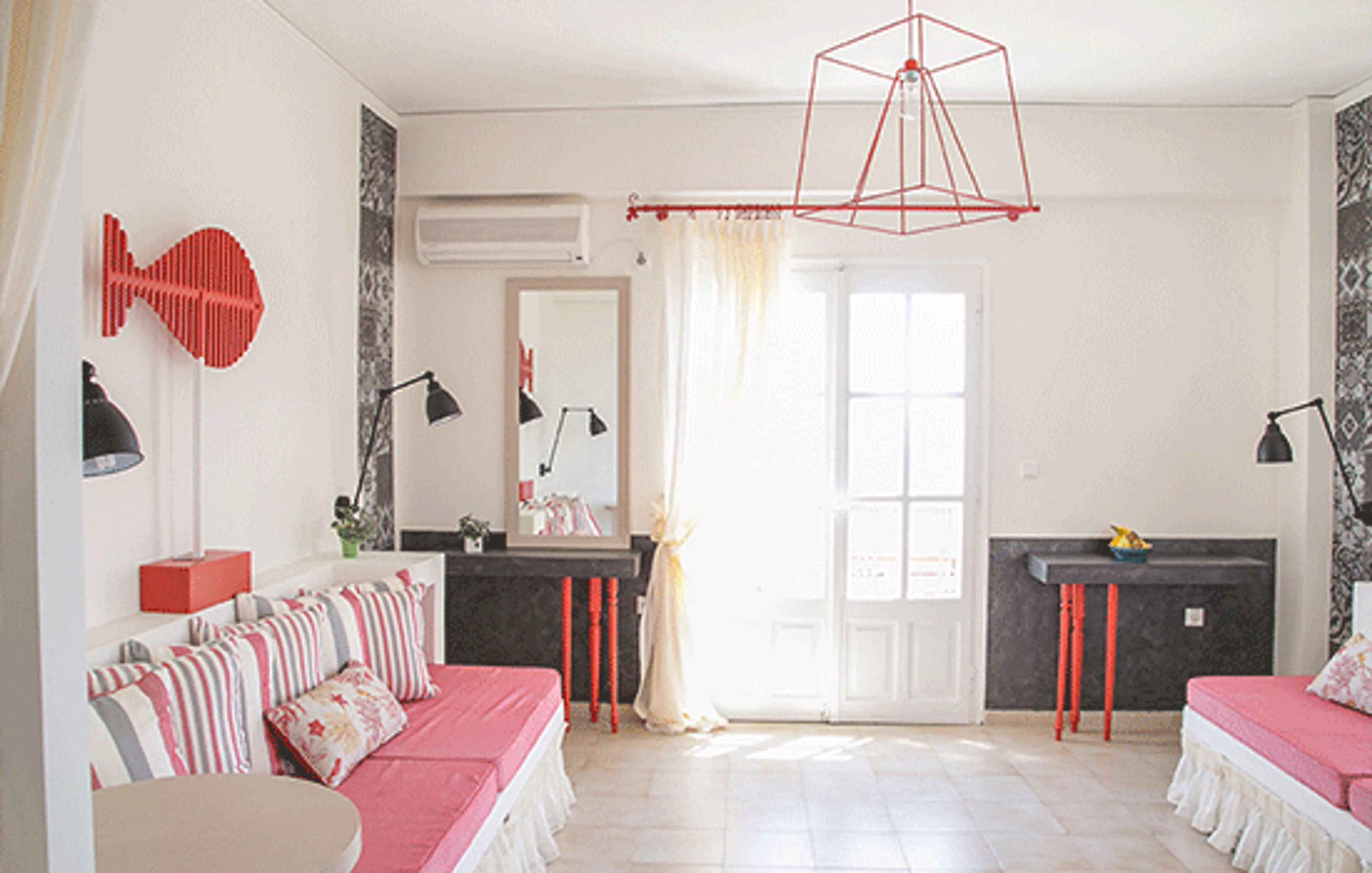 Red Apartment - Twin Room - 2