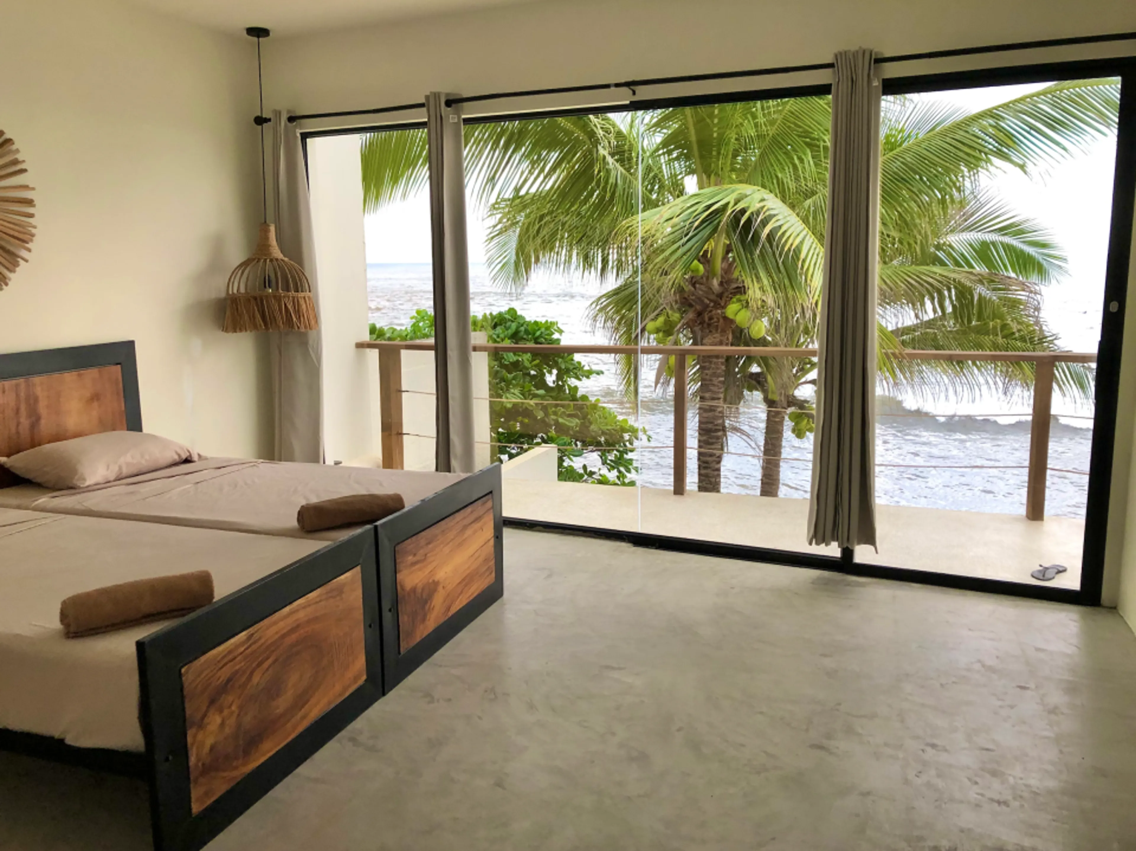 Geteiltes 3-Bettzimmer mit  Bad und Meerblick - 3