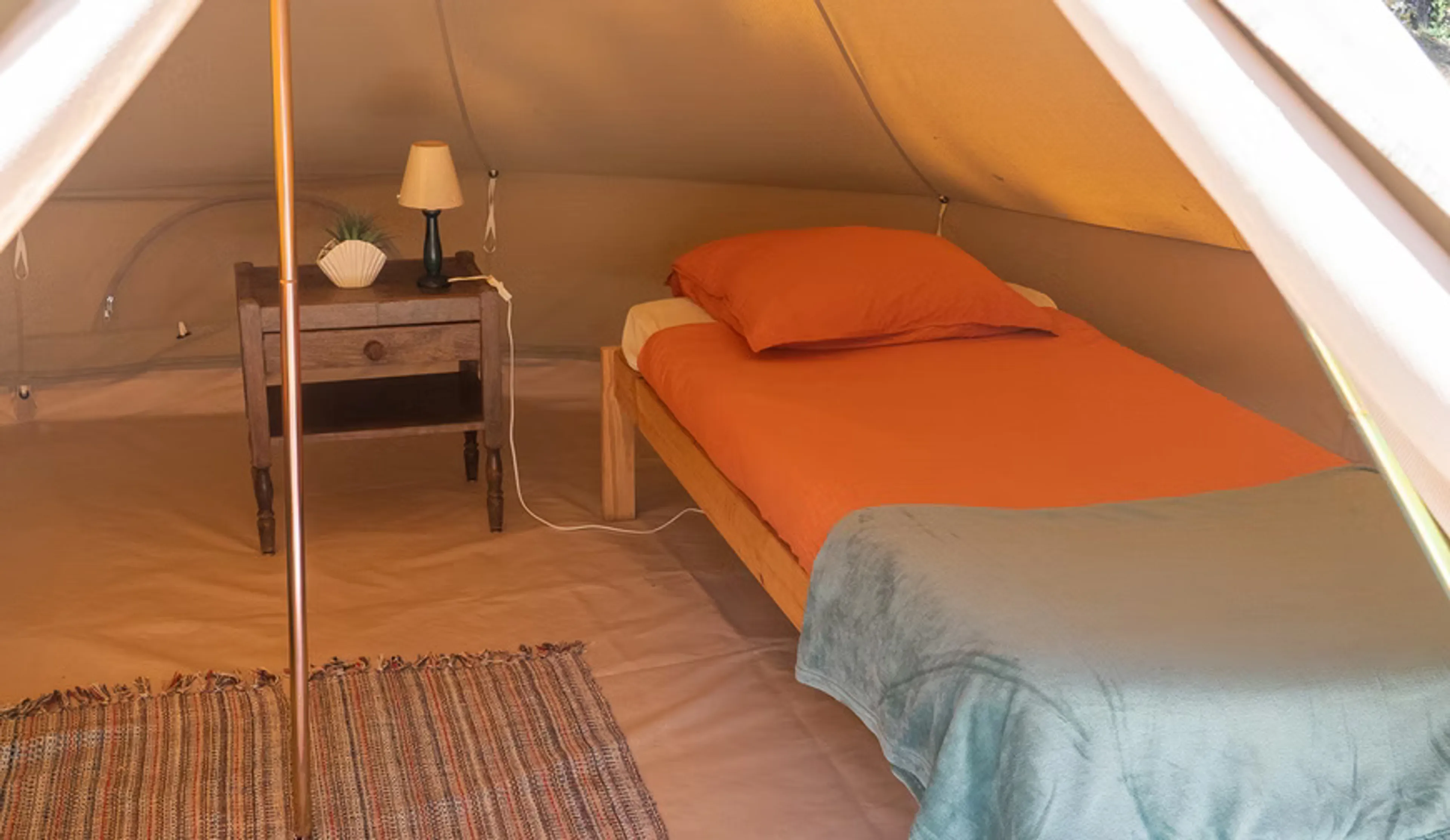 Privates Tipi-Zelt mit zwei Einzelbetten - 2