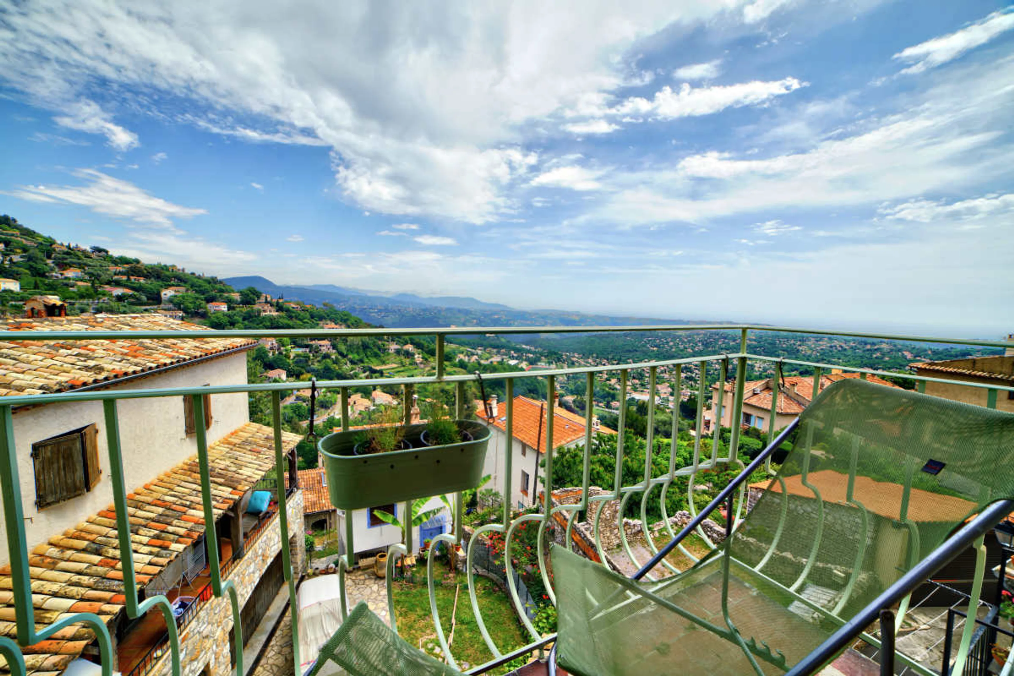 Privates Doppelzimmer mit Meerblick und Balkon - 1